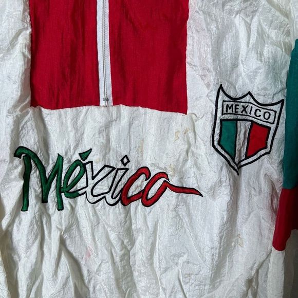 VTG 80s Mexico Windbreaker Large - Picture 4 of 4